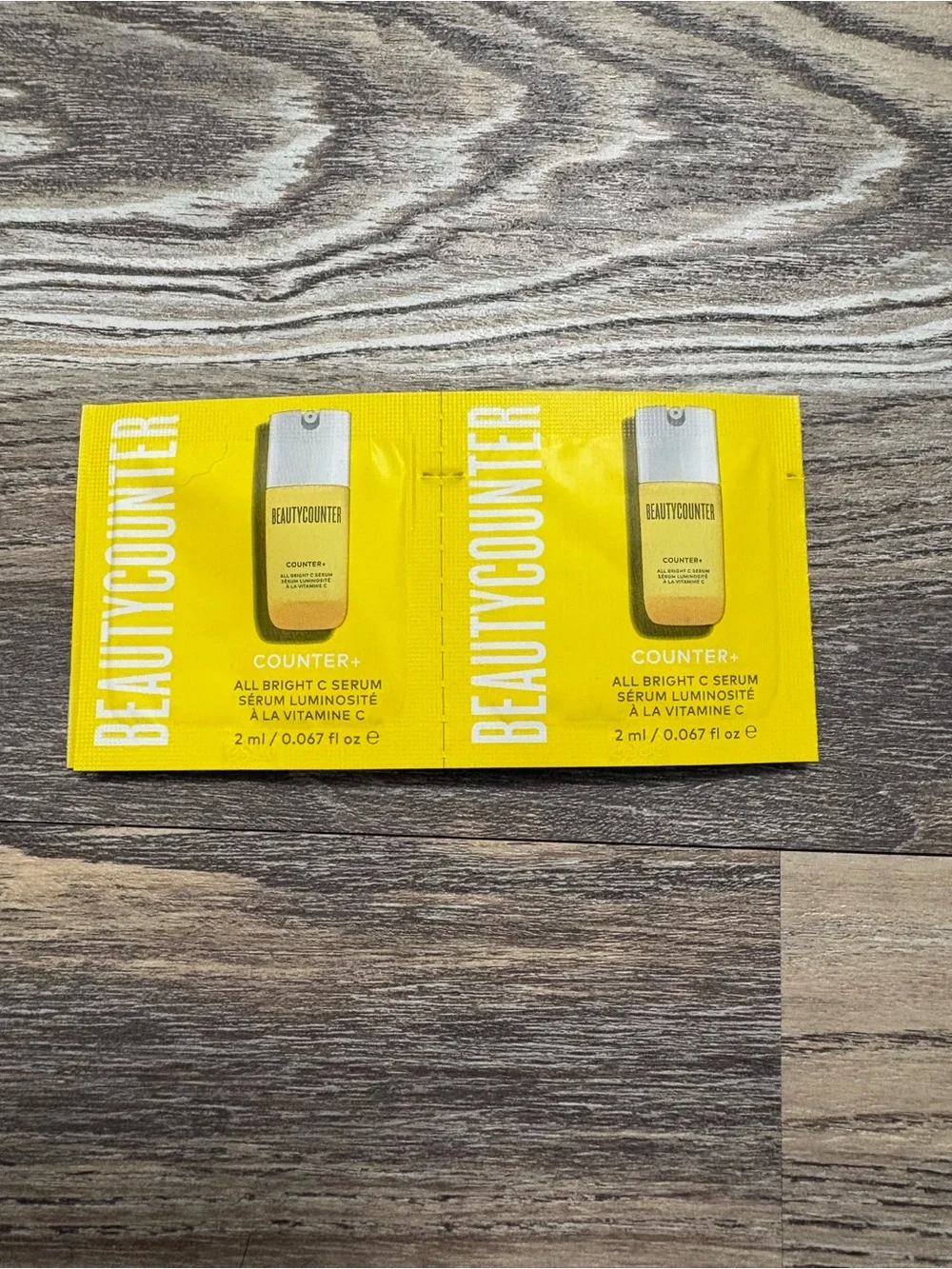 BeautyCounter All Bright C Serum & Countermatch Set Samples NIP